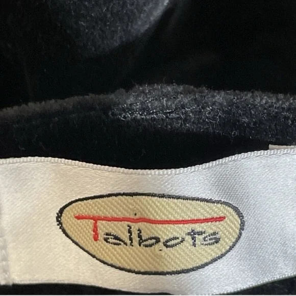 TALBOTS Stretch Velveteen straight pants in Classic Black Size 4–FALL STAPLE!!! - Picture 7 of 11